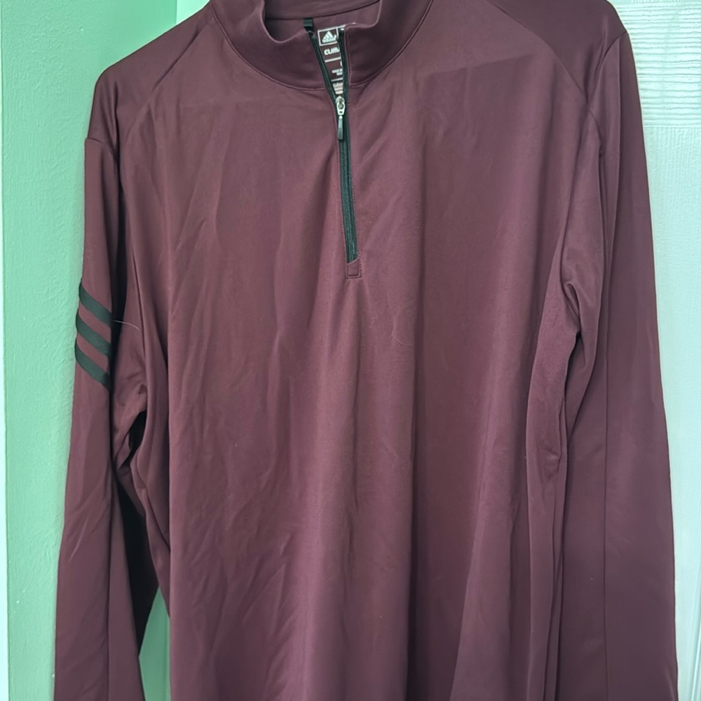 Men’s Adidas Climalite 1/4 zip shirt